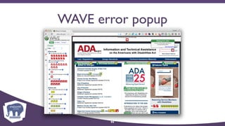 WAVE error popup
94
 