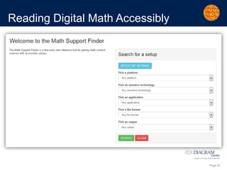Page 24
Reading Digital Math Accessibly
 