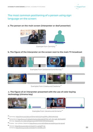 Accessibility across borders. Standards of information accessibility ...