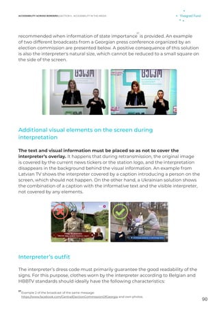 Accessibility across borders. Standards of information accessibility ...