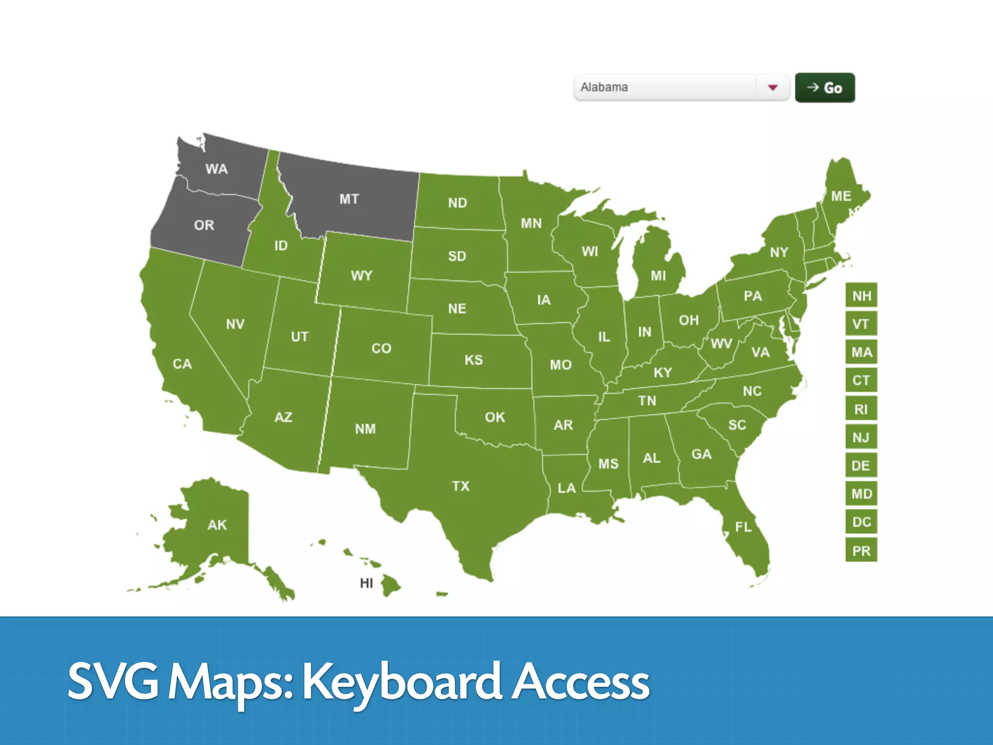 SVG Maps: Keyboard Access
 