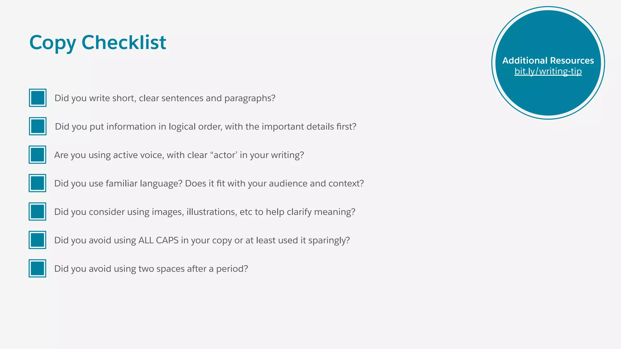 Accessibility Quick Start Checklist | PPT