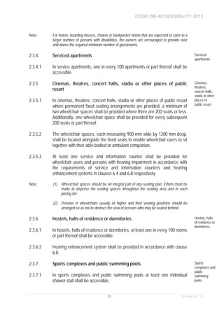 Accessibility code 2013 | PDF