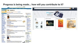 Progress is being made… how will you contribute to it?
 