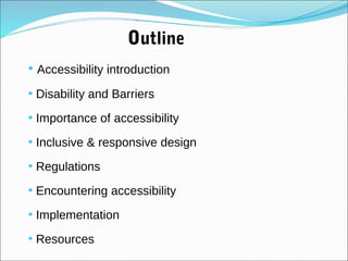 Accessibility and Information Systems | PPT