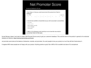 Net Promoter Score
 