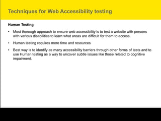 Accessibilitytesting public | PPTX