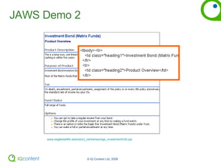 JAWS Demo 2 www.eaglestarlife.ie/product_centre/savings_investment/mib.jsp 