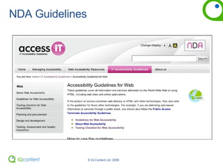NDA Guidelines 