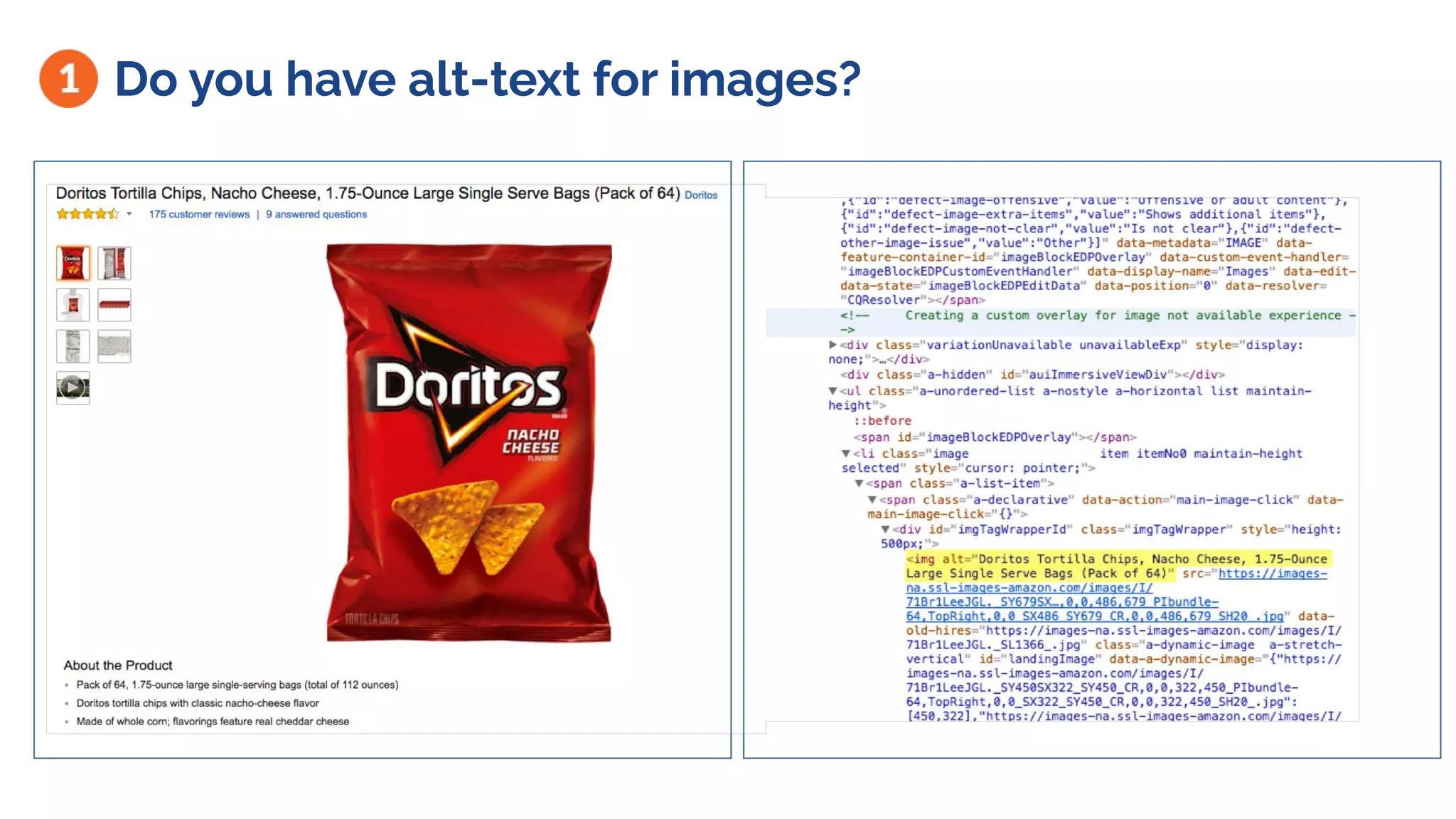 Do you have alt-text for images?
 