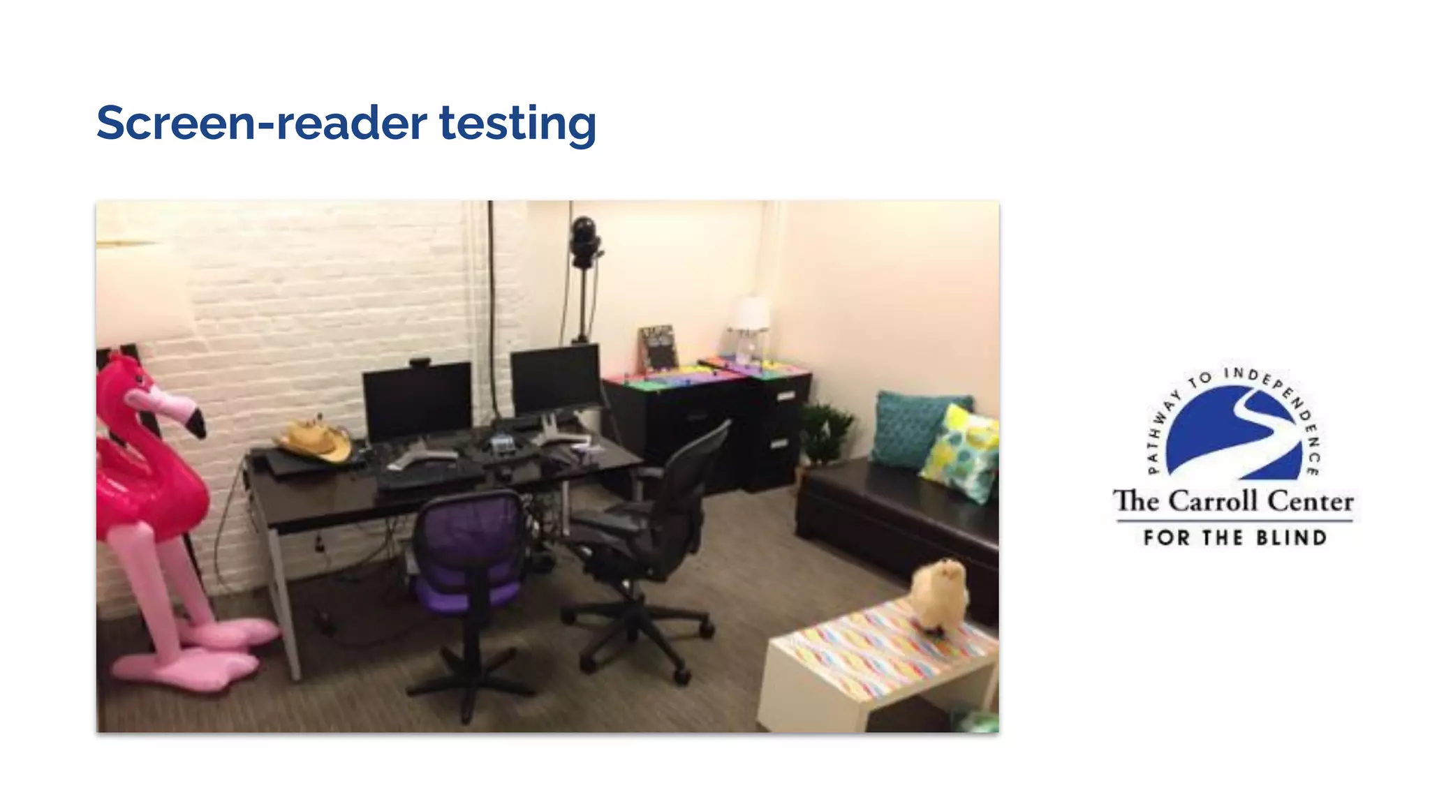 Screen-reader testing
 