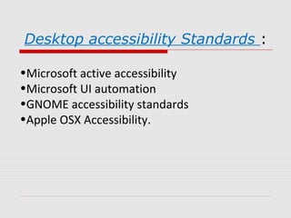 Accessible computing | PPT