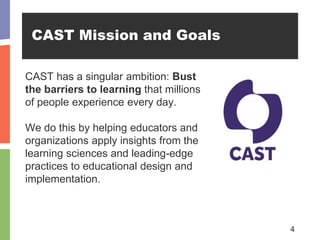 Accessible Educational Materials as a Foundation for UDL | PPTX