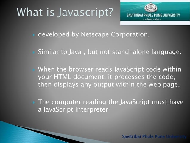 Accessible java script | PPT