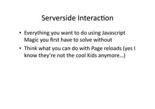 Accessible Javascript - Barcamp Brighton 2