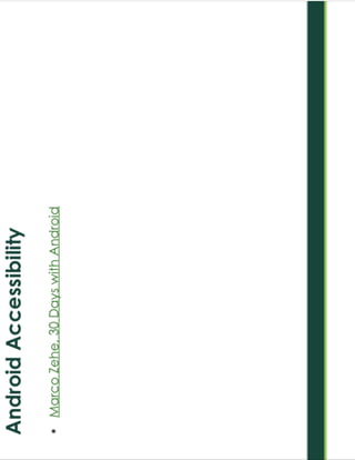 Accessible Mobile Website Design and Evaluation - James Jackson