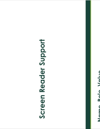 Accessible Mobile Website Design and Evaluation - James Jackson