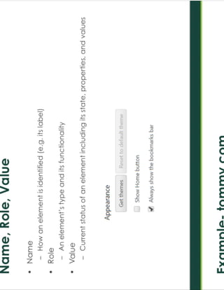 Accessible Mobile Website Design and Evaluation - James Jackson