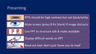 Accessible teaching for students with disabilities | PPTX