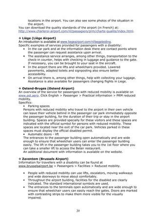 Accessible Travel in Flanders and Brussels | PDF
