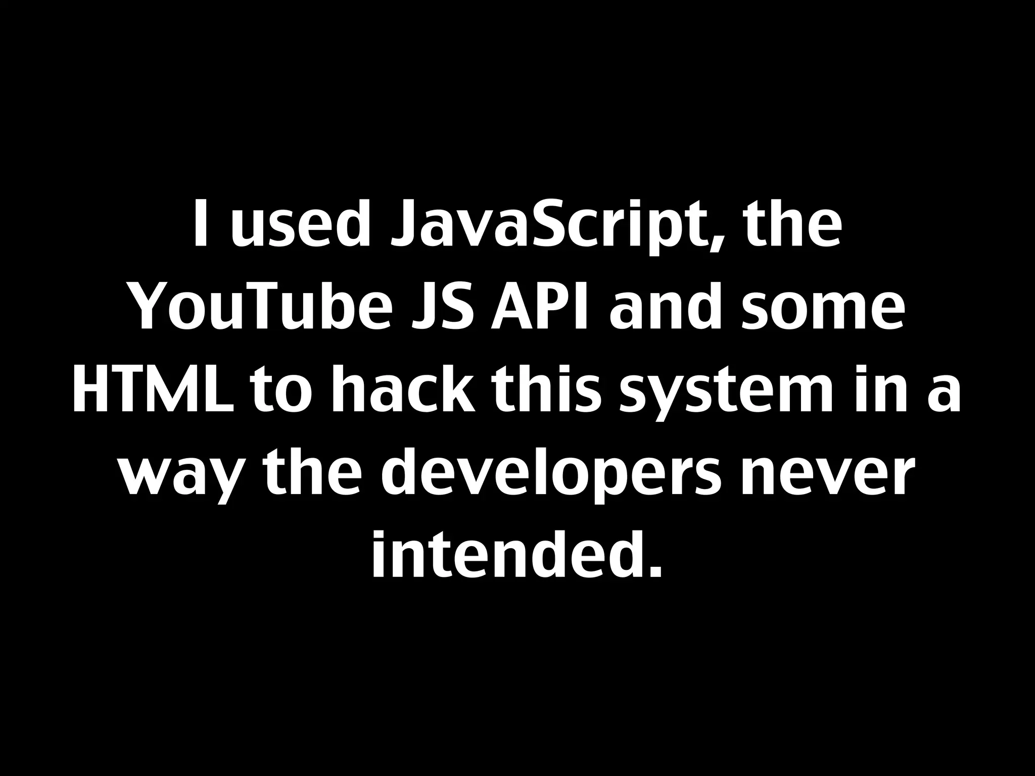 Accessihacking - How I Got My Mashup Groove Back