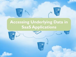 Accessing Underlying Data in
SaaS Applications
 