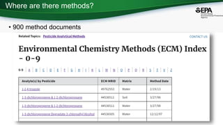 Where are there methods?
• 900 method documents
66
 