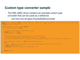 Accessing ims data from your java environments | PPTX