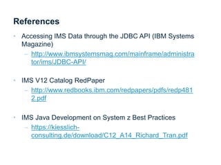 Accessing ims data from your java environments | PPTX