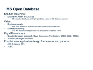 Accessing ims data from your java environments | PPTX