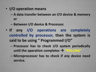 Accessing I/O Devices | PPTX