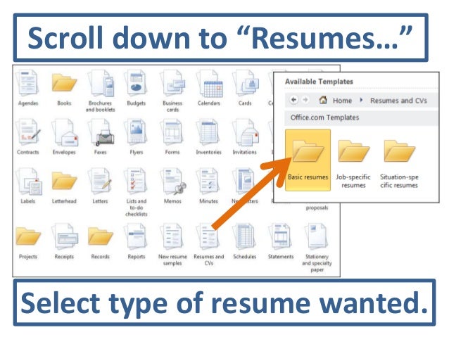 microsoft word resume templates 2010