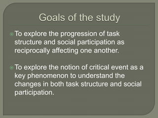 Writing as a creative activity, open to discussion and negotiation.