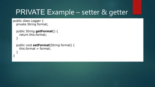 Access modifiers in java | PPT
