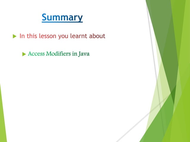 Access modifiers in java | PPTX