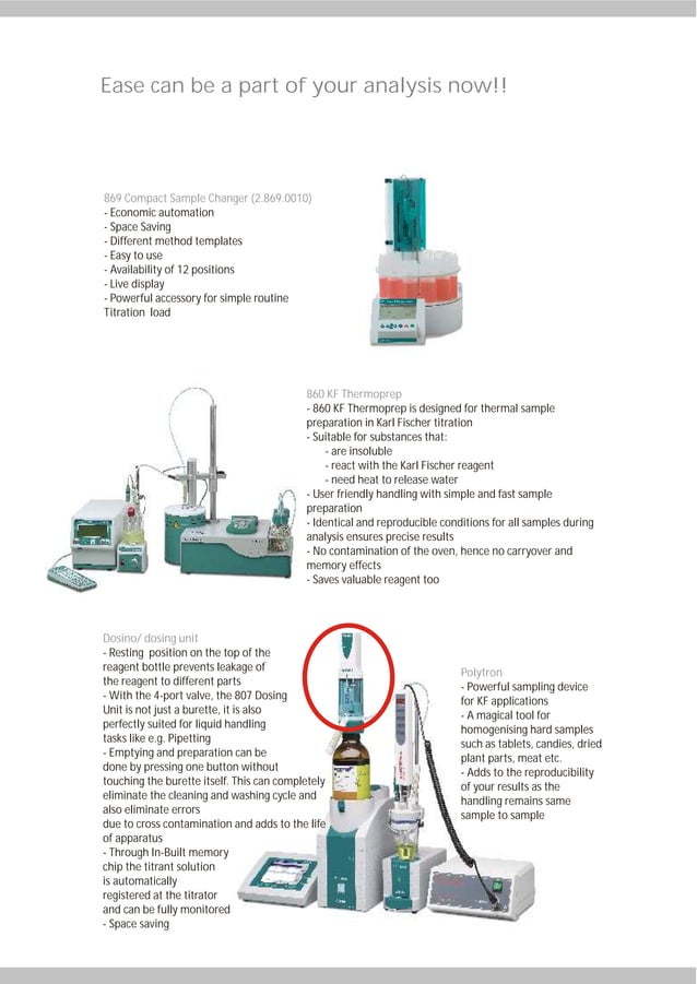 Accessories by Metrohm India PDF