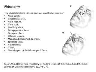 Access osteotomies in oral & cranio-maxillofacial surgery | PPTX