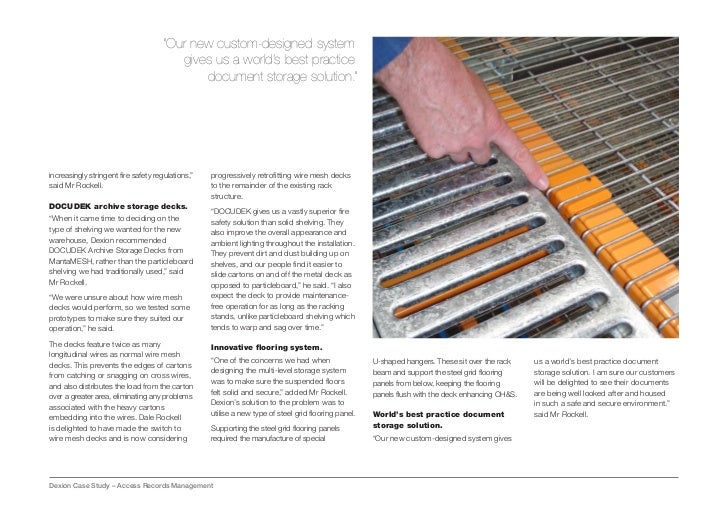 Access records management case study