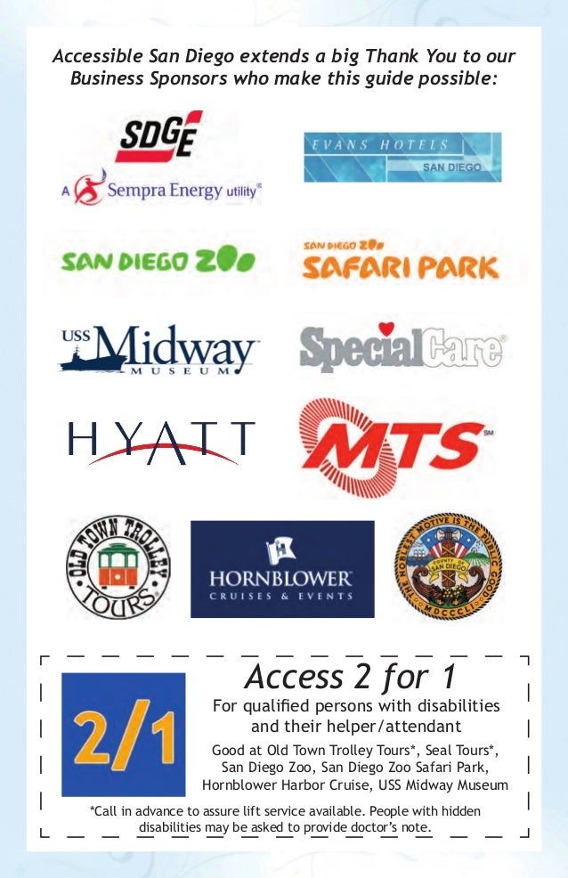 Access in San Diego Guide XXI Edition