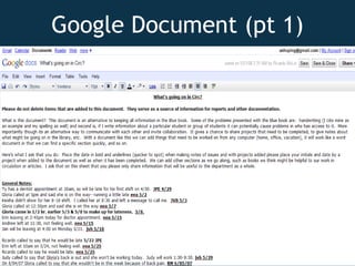Google Document (pt 1)   