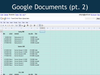 Google Documents (pt. 2)   