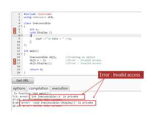 Error : Invalid access
 