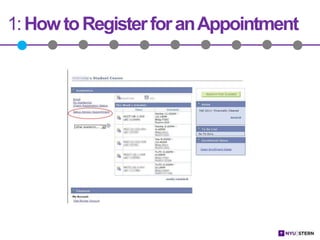 1:HowtoRegisterforanAppointment
 