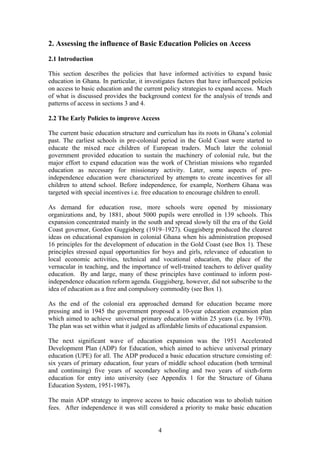 Access to basic education in ghana | PDF