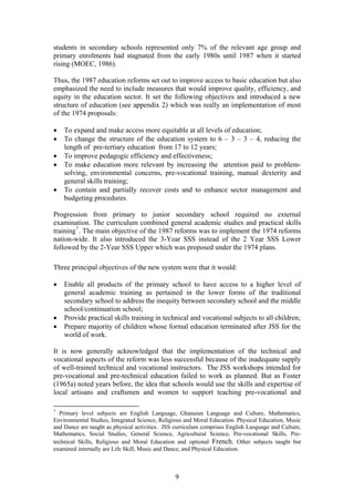 Access to basic education in ghana | PDF