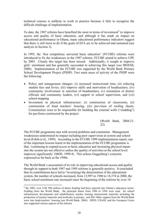 Access to basic education in ghana | PDF