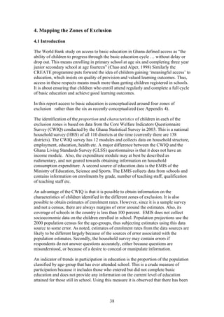 Access to basic education in ghana | PDF