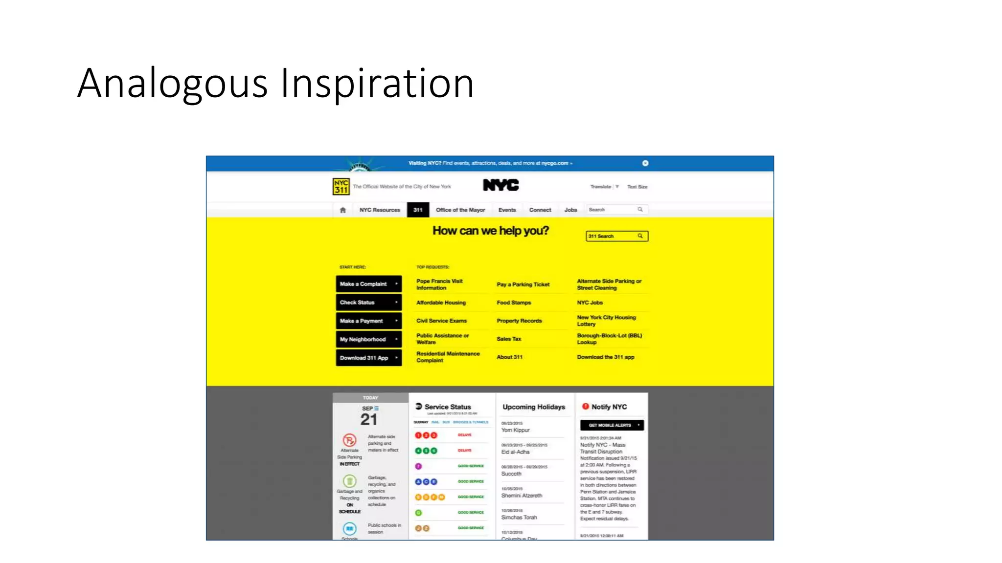 Analogous Inspiration
 