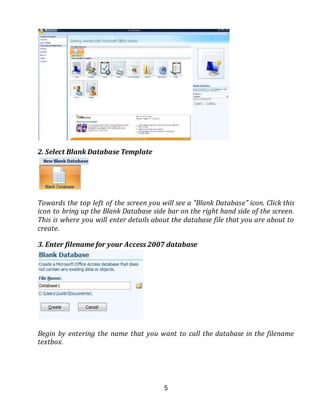 Access tutorial2 | DOCX