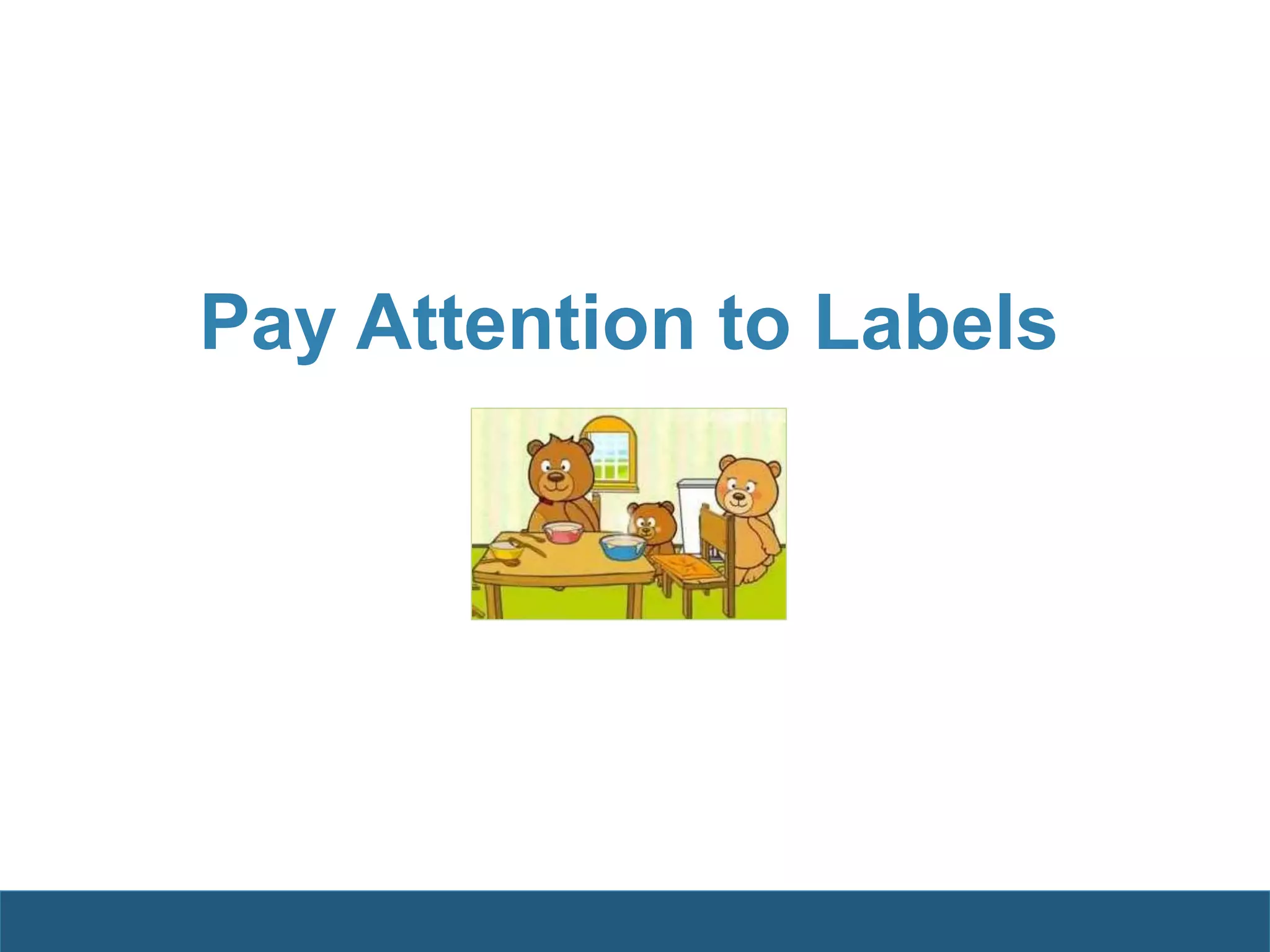 Pay Attention to Labels
 